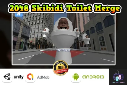2048 Skibidi Toilet Merge