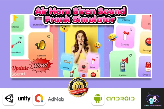 Air Horn Siren Sound Prank Simulator