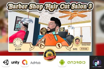 Barber Shop Hair Cut Salon 3