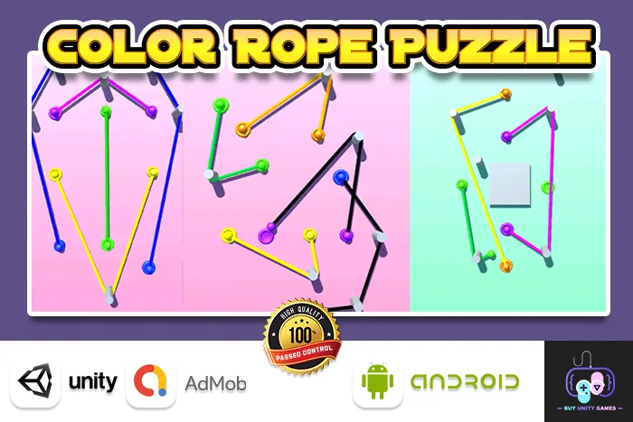 Color Rope Puzzle 1 Color Rope Puzzle