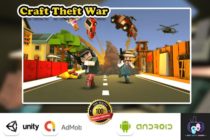 Craft Theft War Multiplayer Shooter Game