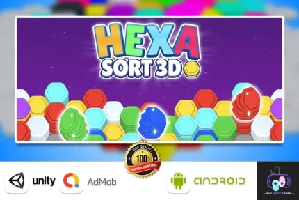 Hexa Sort 3D Puzzle Trending Game Unity Source Code