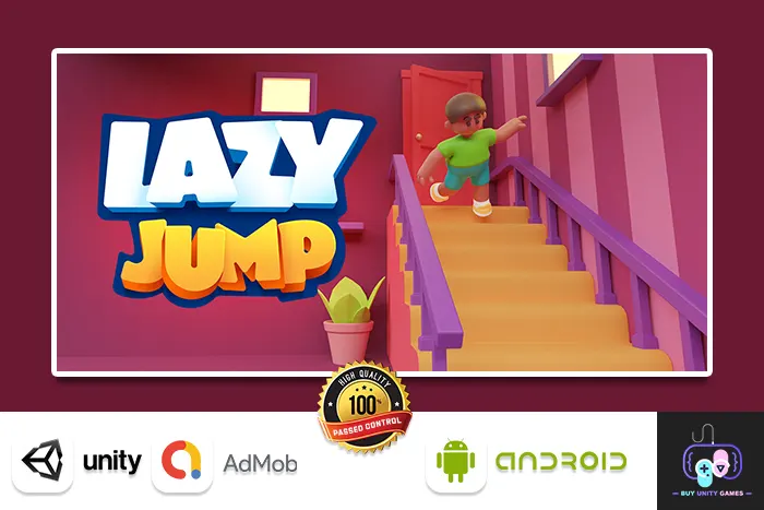 Lazy Jump​ 3D Game Unity Source Code