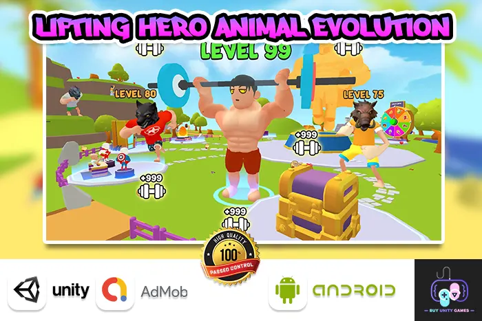 Lifting Hero Animal Evolution