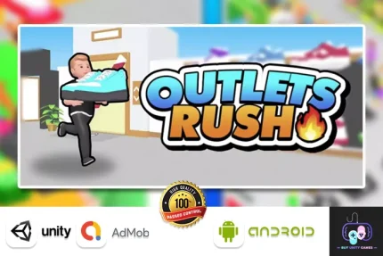 Outlets Rush 3D Idle Tycoon Game Unity Source Code