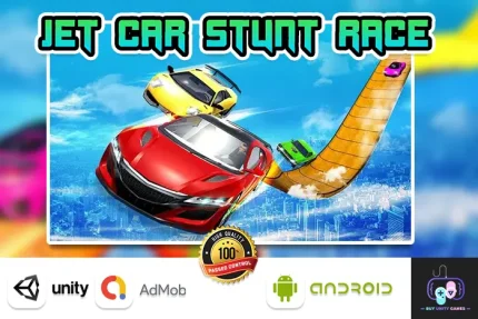 Jet Car Stunt Race Car Games