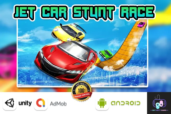 Jet Car Stunt Race Car Games